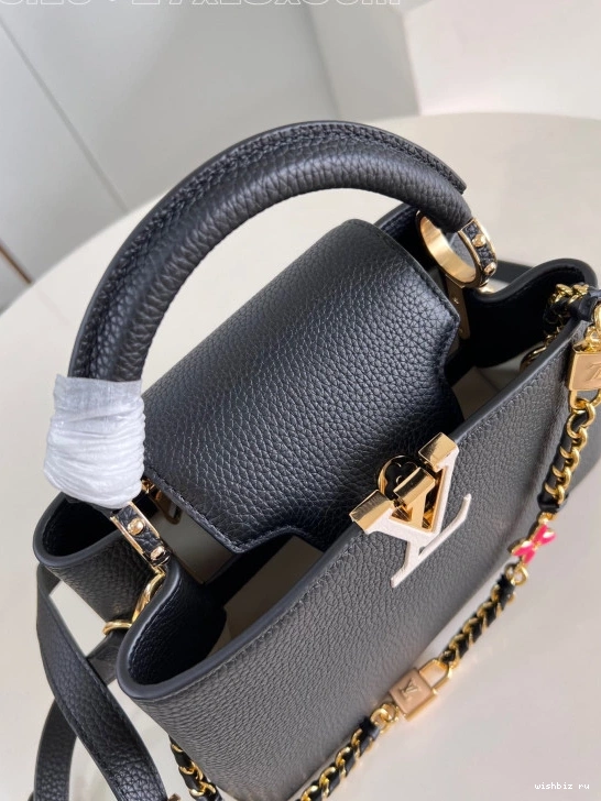 WIS BB-27*18*9CM VUITTON CAPUCINES LOUIS 0725
